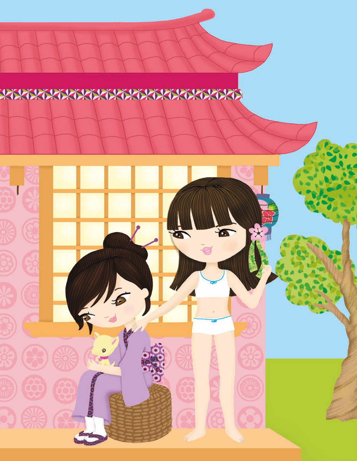 Šaty pre AKIKO ─ Kniha samolepiek