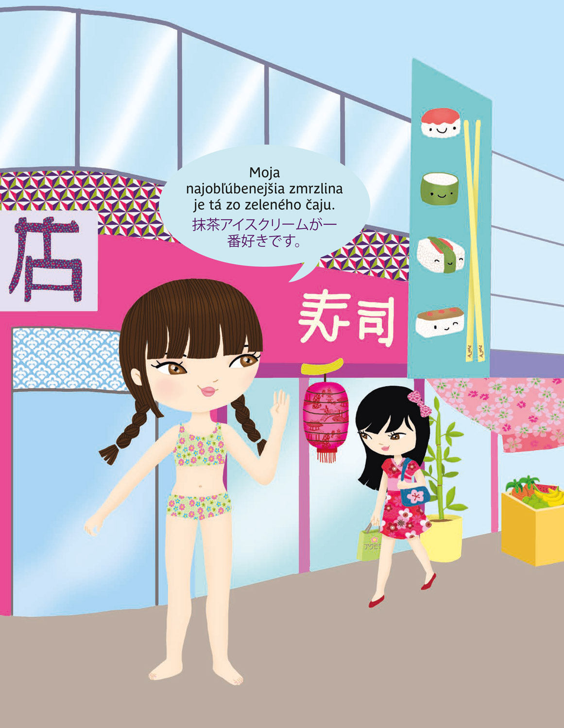 Šaty pre AKIKO ─ Kniha samolepiek