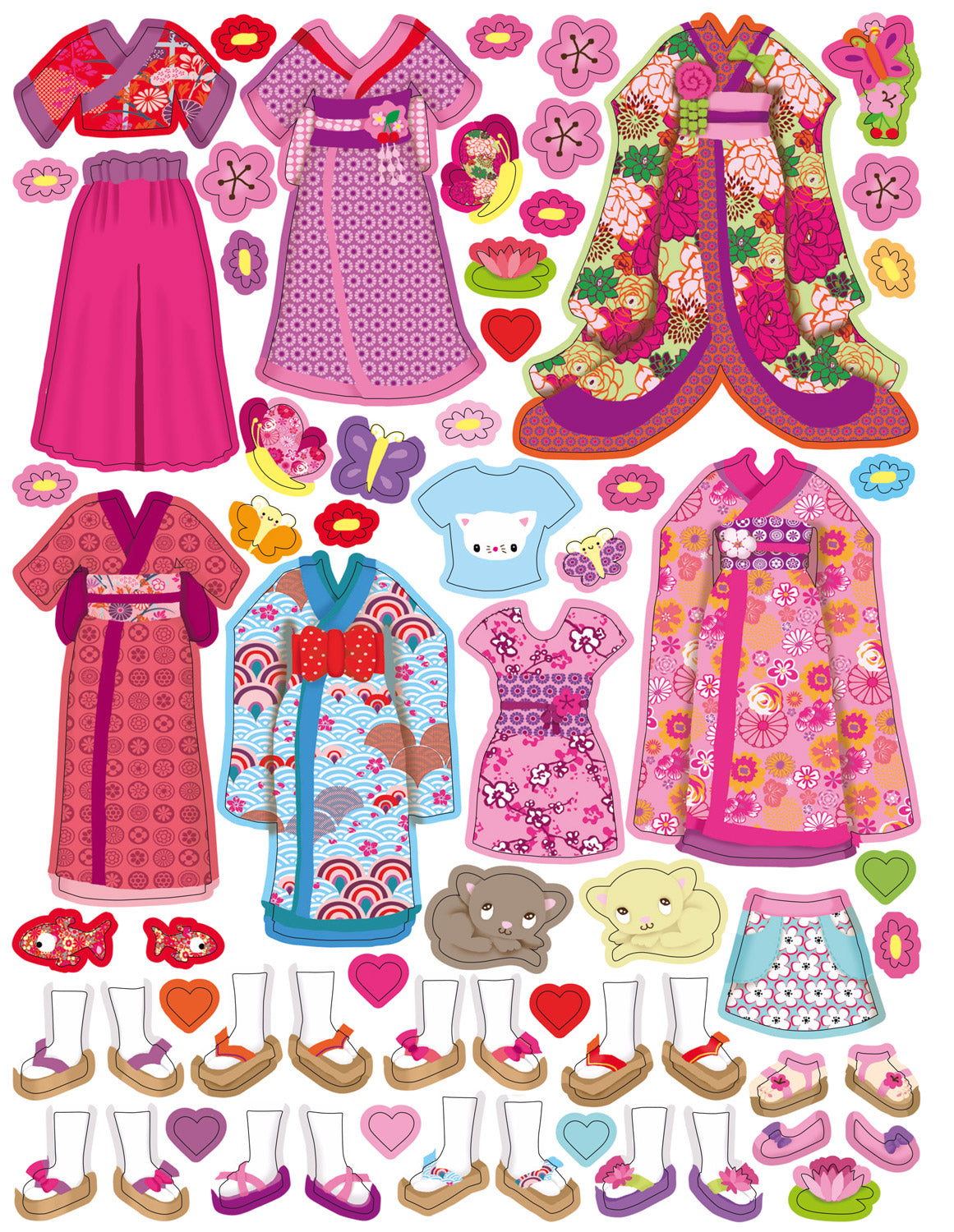 Šaty pre AKIKO ─ Kniha samolepiek