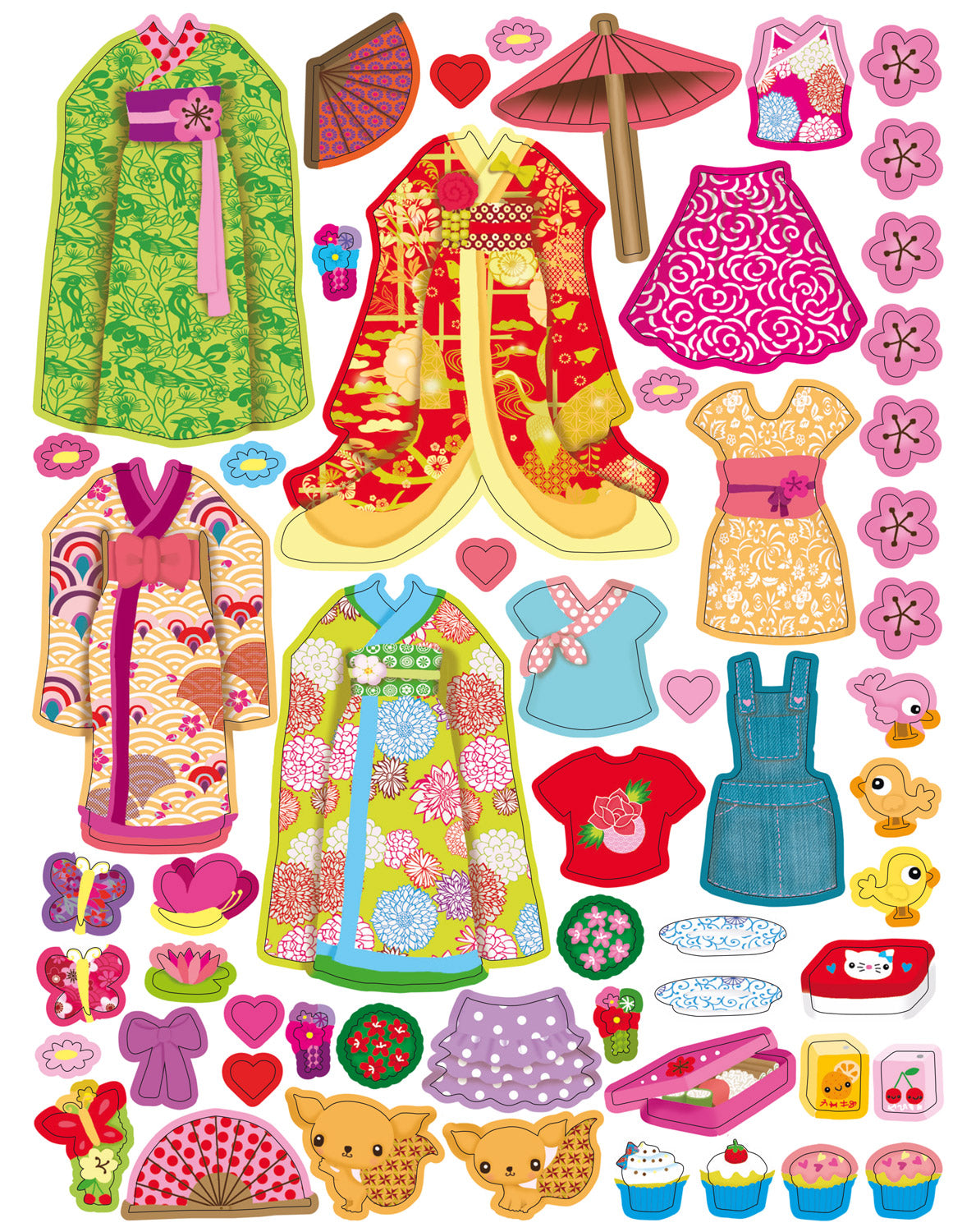 Šaty pre AKIKO ─ Kniha samolepiek