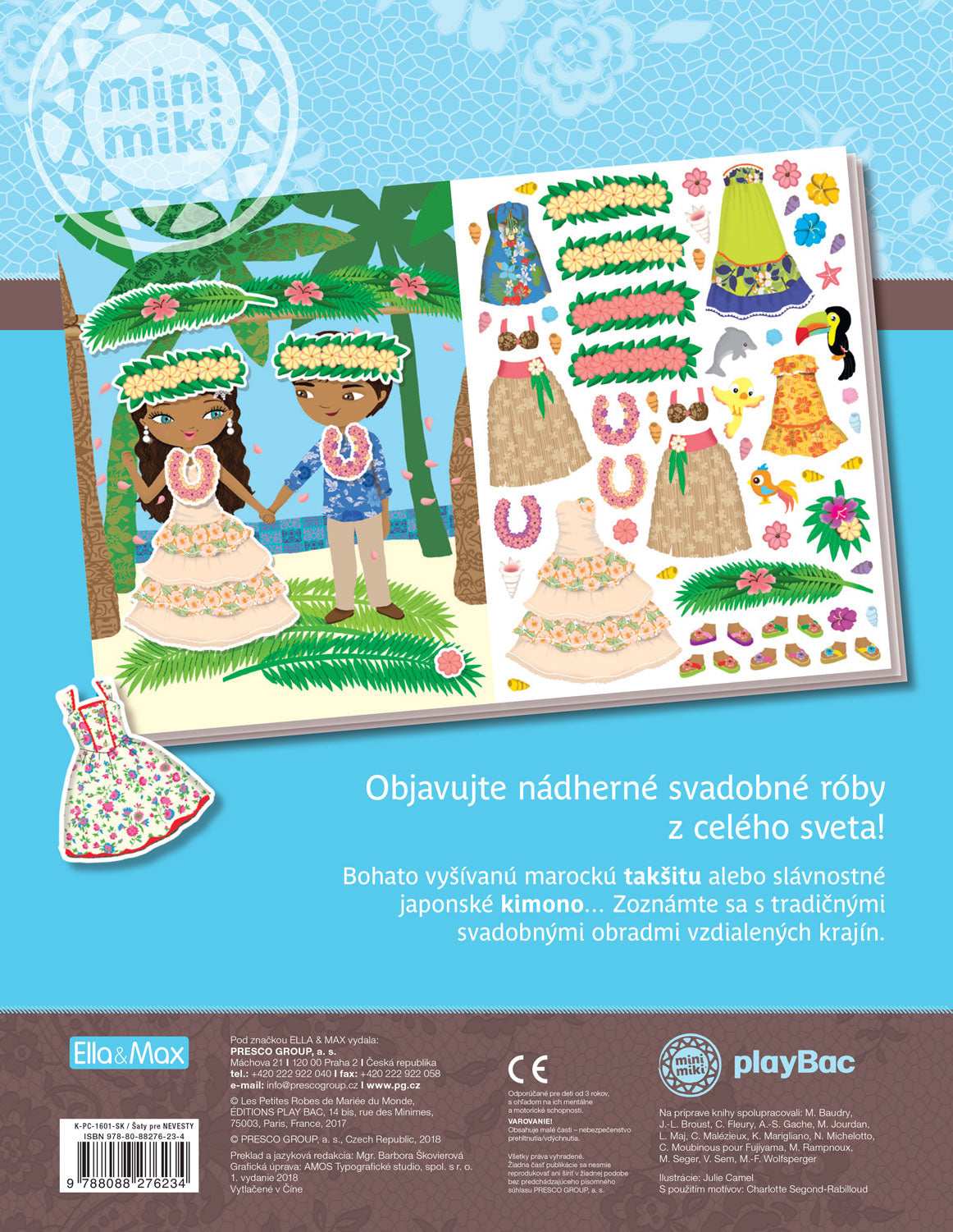 Šaty pre NEVESTY – Kniha samolepiek