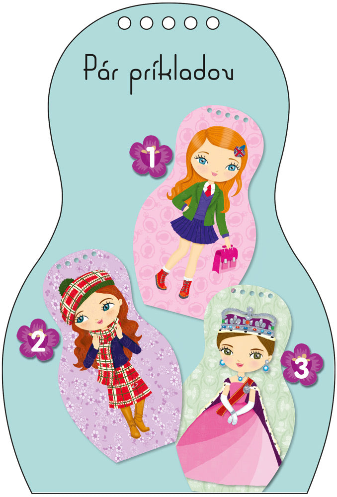 Obliekame britské bábiky KATE – Maľovanky