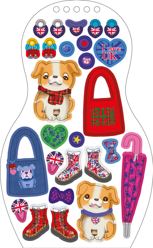 Obliekame britské bábiky KATE – Maľovanky