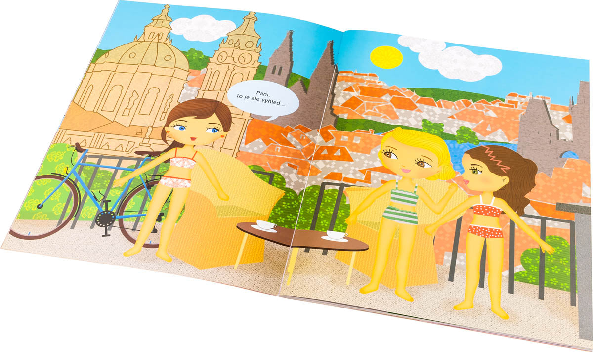 Šaty pro TEREZKU - kniha samolepek