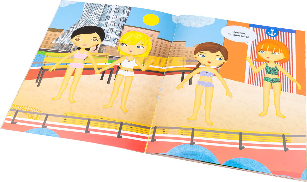 Šaty pro TEREZKU - kniha samolepek