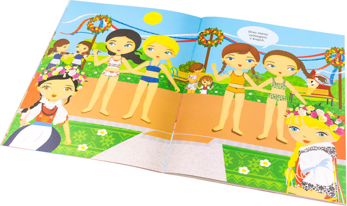 Šaty pro TEREZKU - kniha samolepek