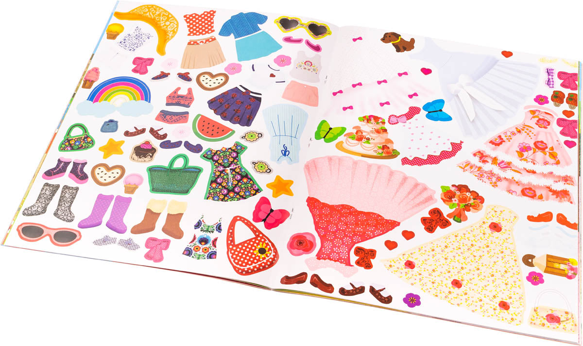 Šaty pro TEREZKU - kniha samolepek