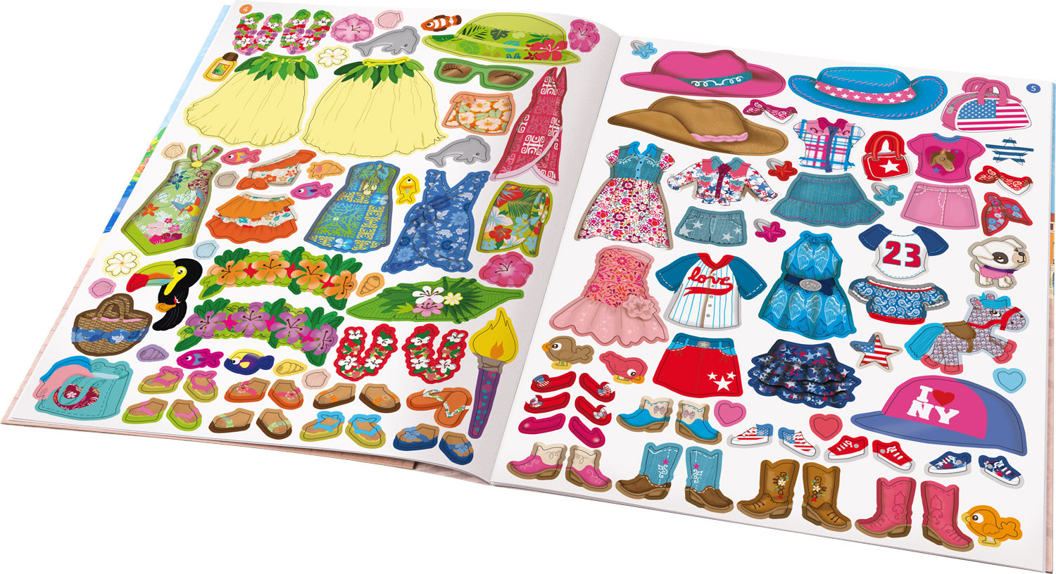 Šaty z celého sveta  – Kniha samolepiek