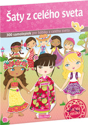 Šaty z celého sveta  – Kniha samolepiek