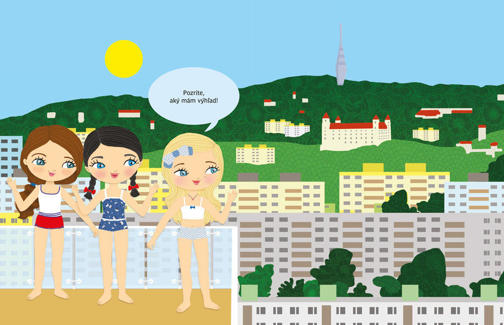 Šaty pre ZUZKU – Kniha samolepiek