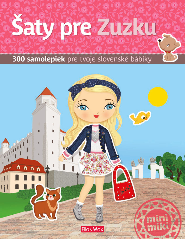 Šaty pre ZUZKU – Kniha samolepiek