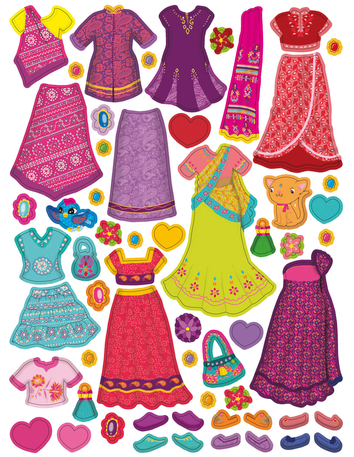 Šaty pre AŠNU ─ Kniha samolepiek