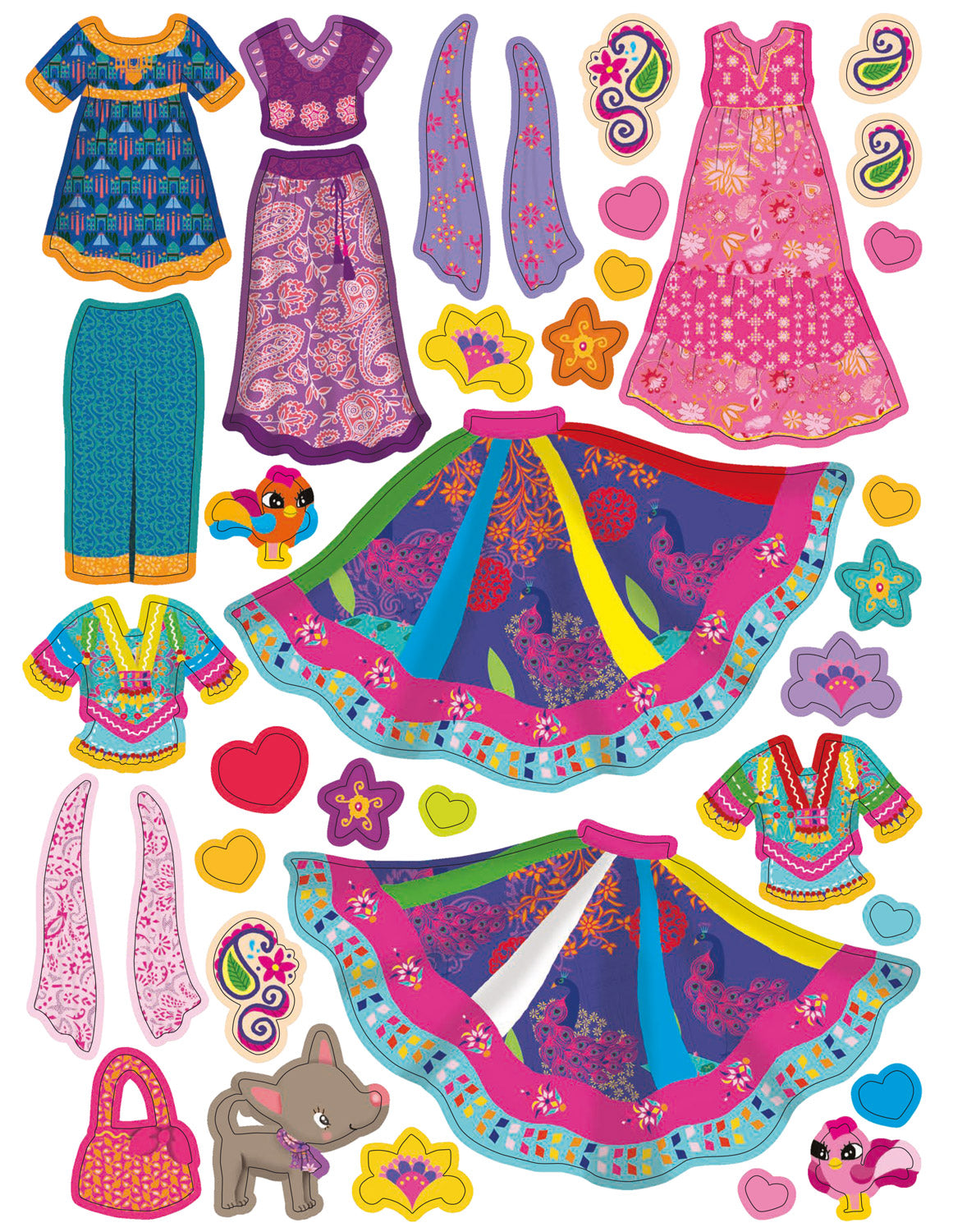 Šaty pre AŠNU ─ Kniha samolepiek