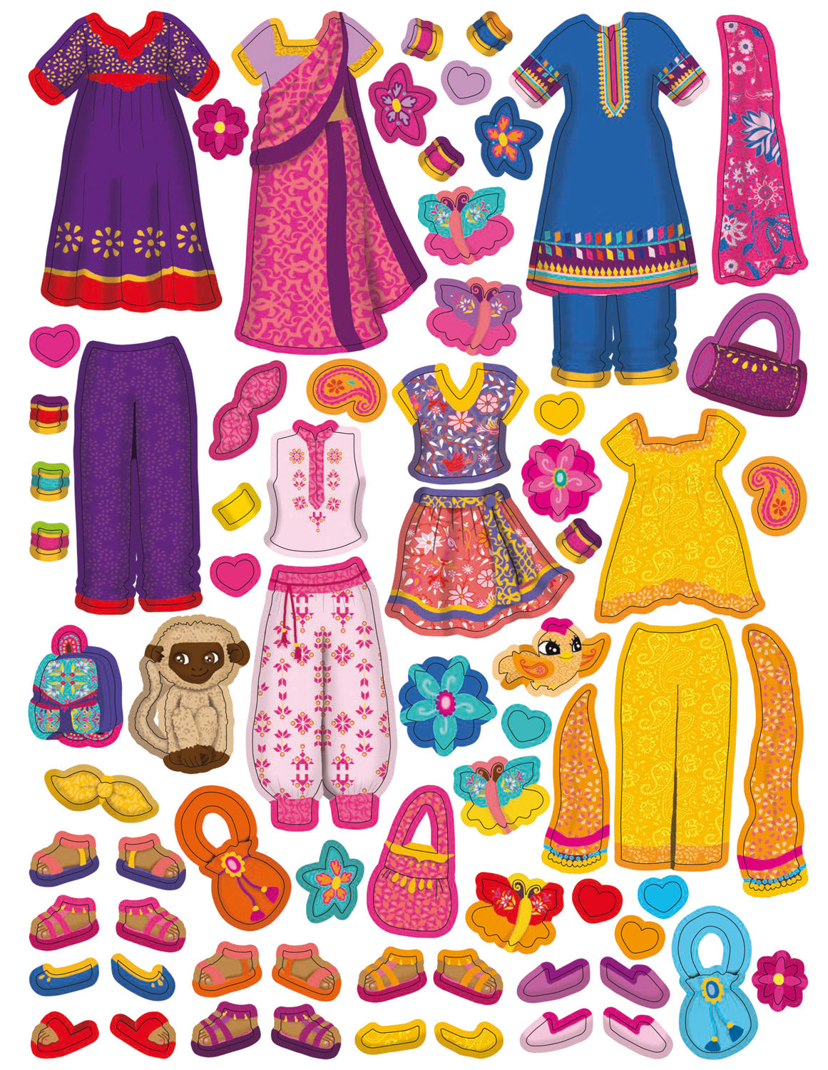 Šaty pre AŠNU ─ Kniha samolepiek