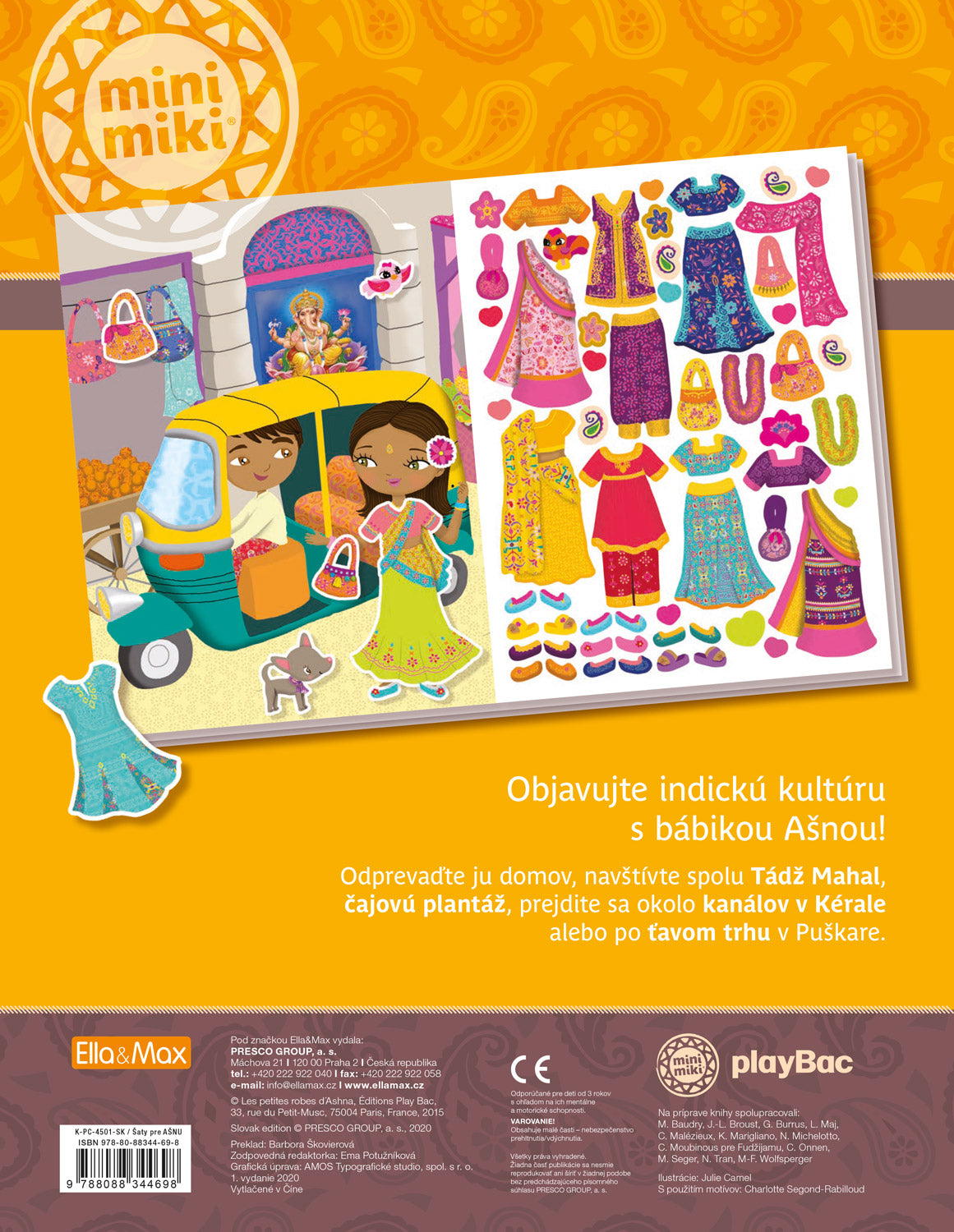 Šaty pre AŠNU ─ Kniha samolepiek