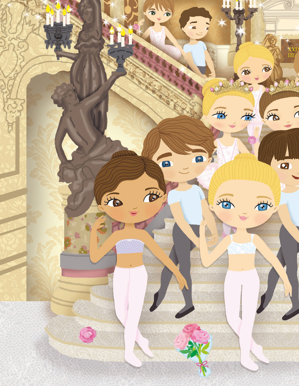 Šaty pre baletku EMMU – Kniha samolepiek