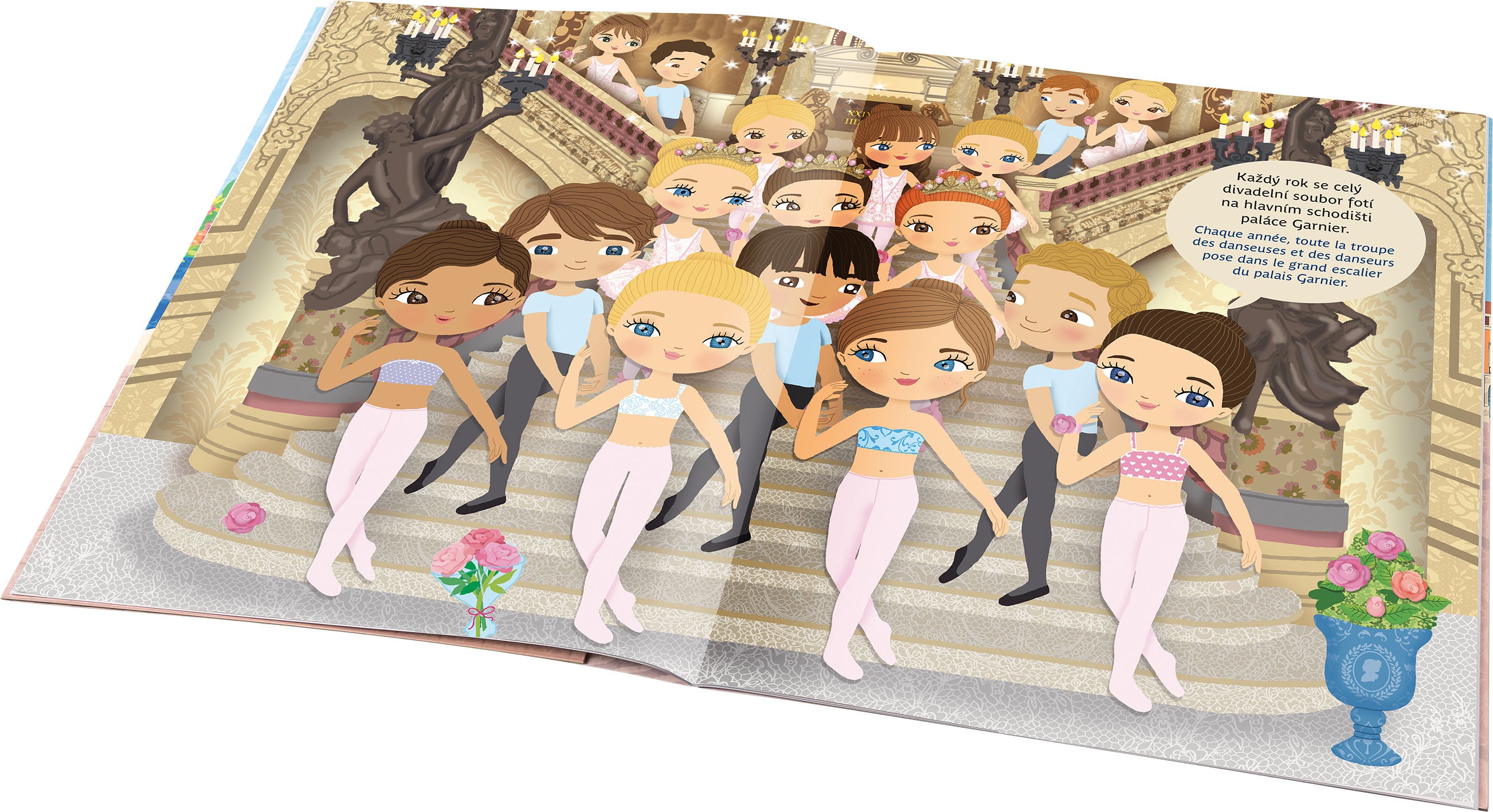 Šaty pro baletku EMMU – Kniha samolepek