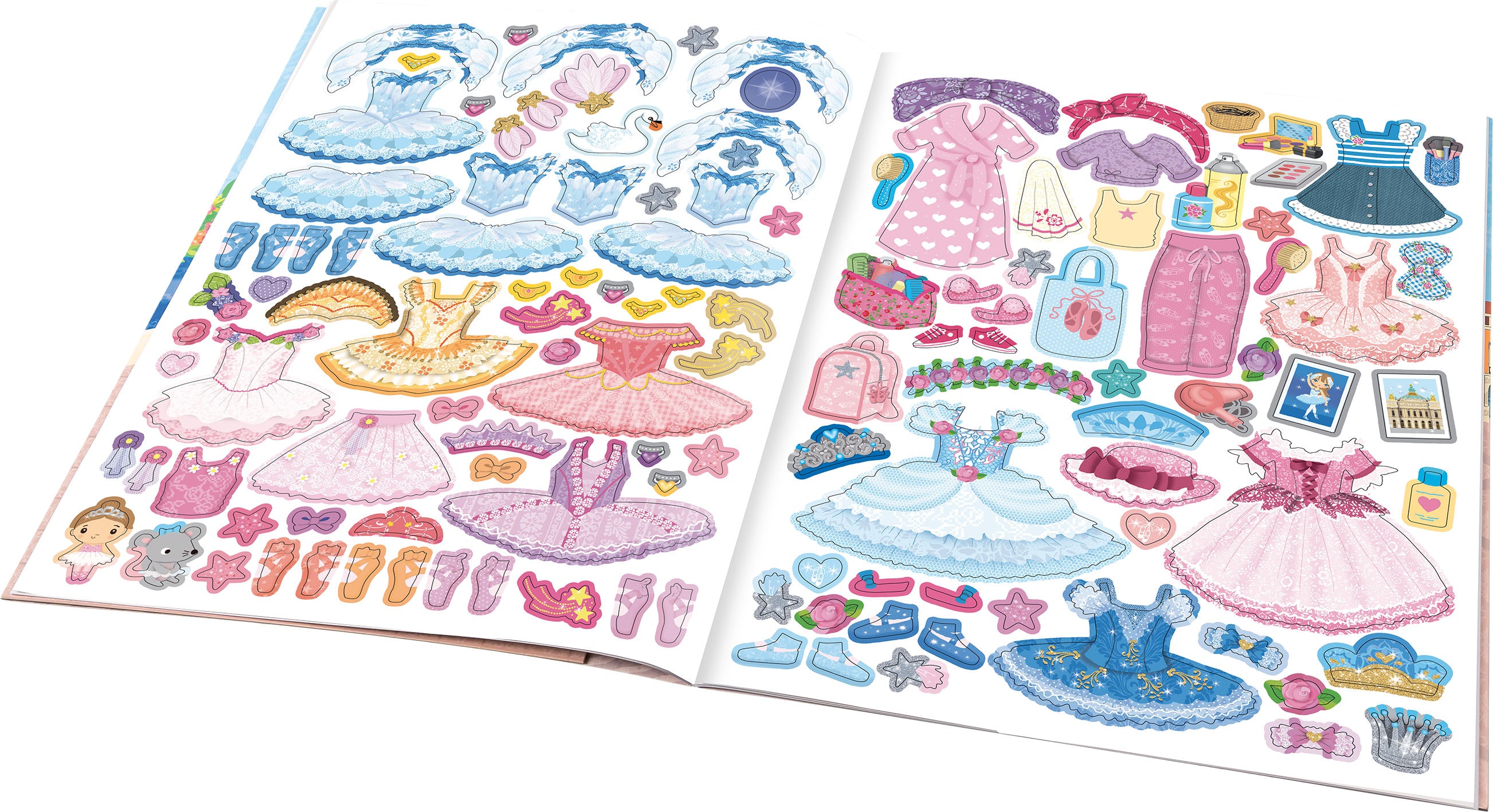 Šaty pro baletku EMMU – Kniha samolepek