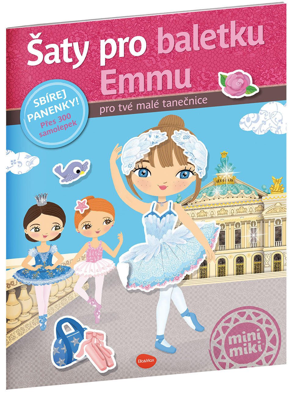 Šaty pro baletku EMMU – Kniha samolepek