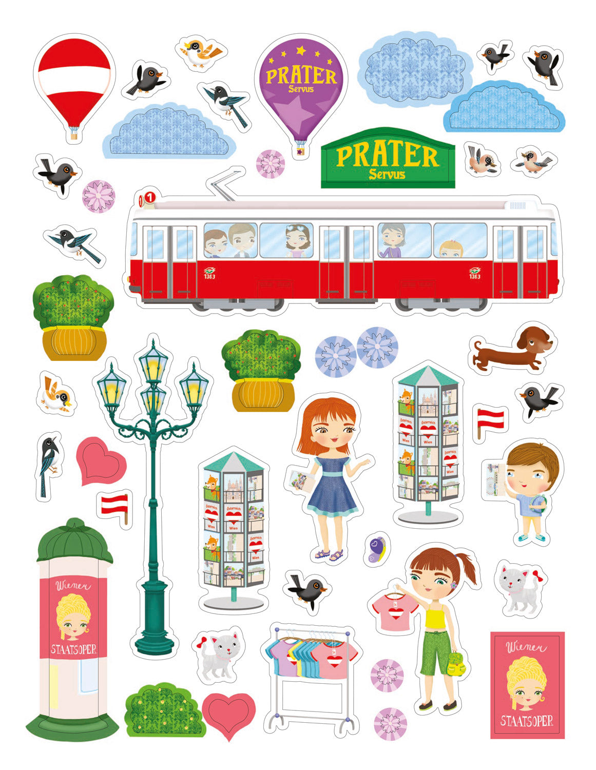 JULIA & VIEDEŇ – Mesto plné samolepiek