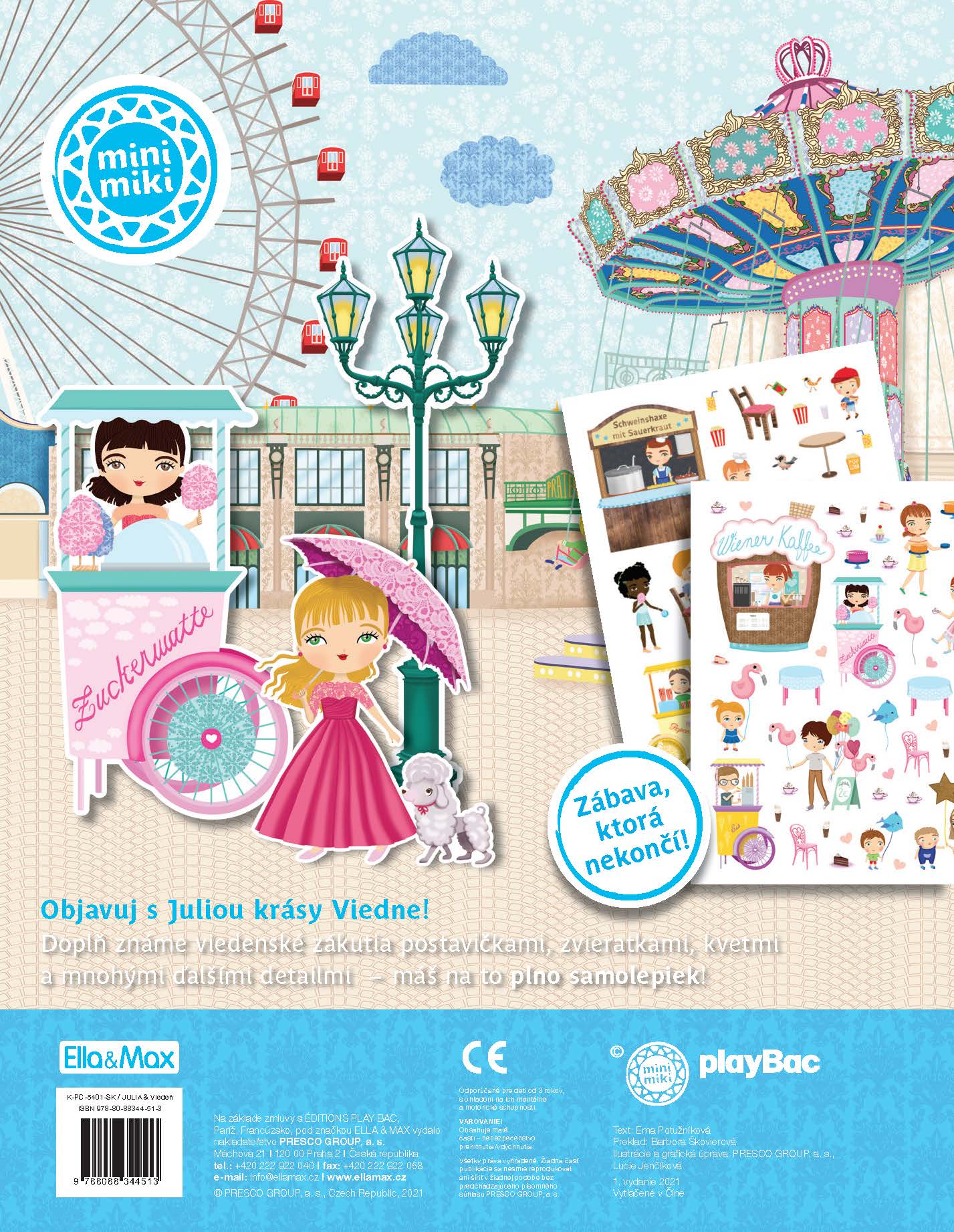 JULIA & VIEDEŇ – Mesto plné samolepiek
