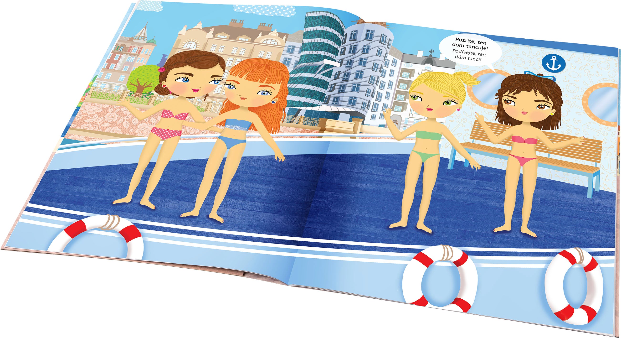 Šaty pre TEREZKU ─ Kniha samolepiek