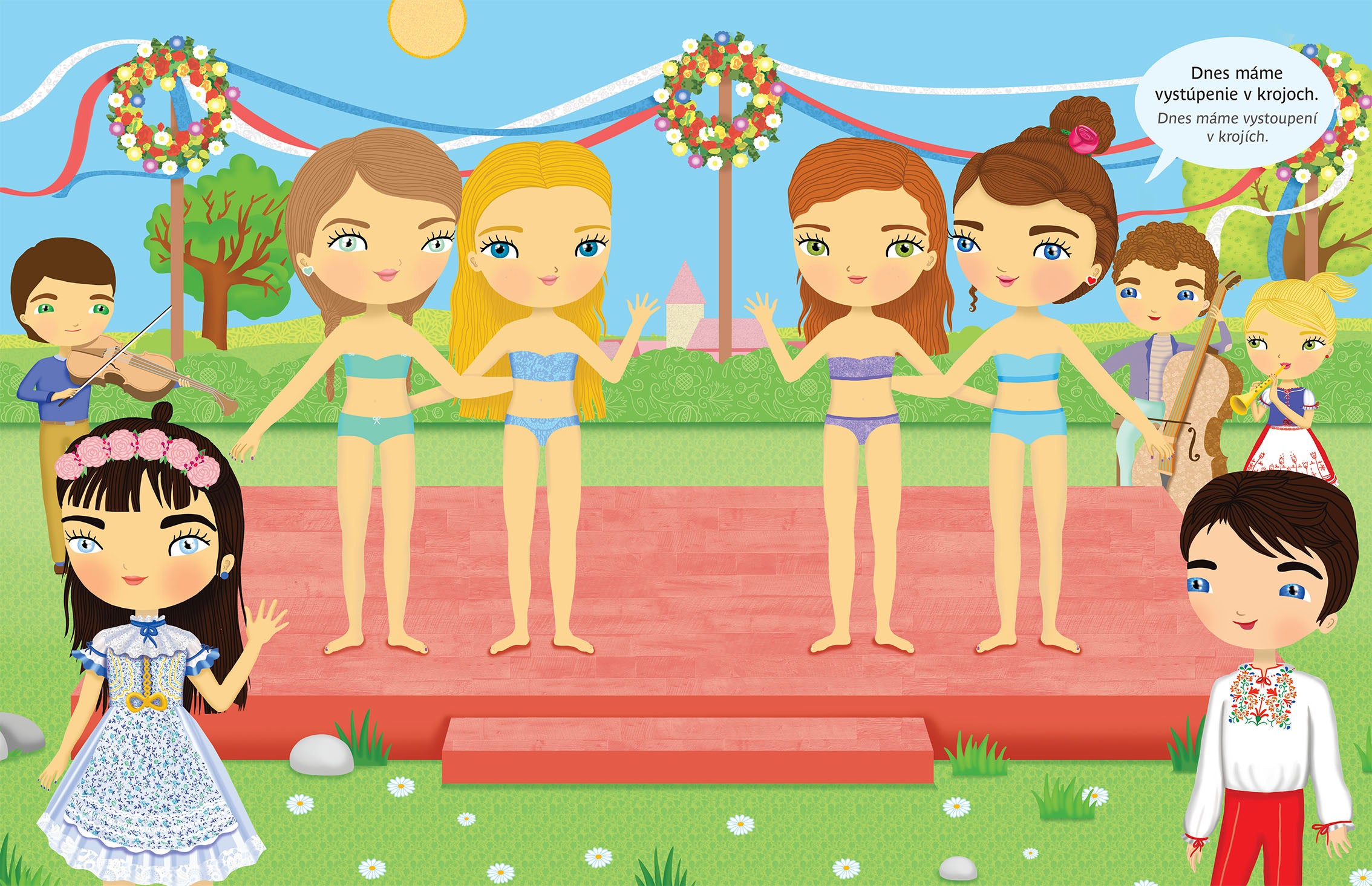 Šaty pre TEREZKU ─ Kniha samolepiek