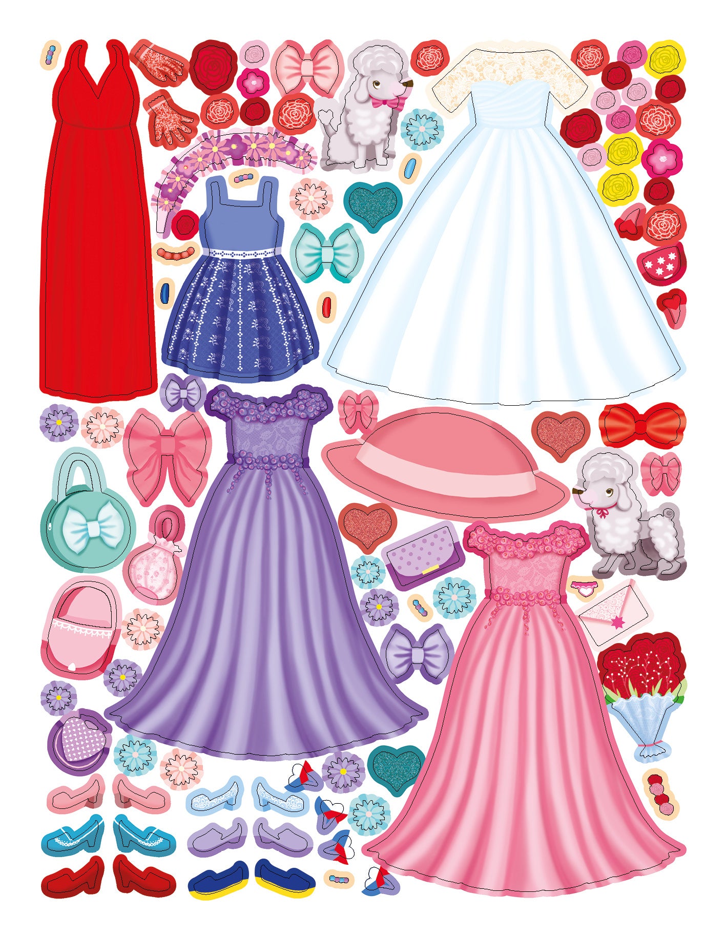 Šaty pre TEREZKU ─ Kniha samolepiek