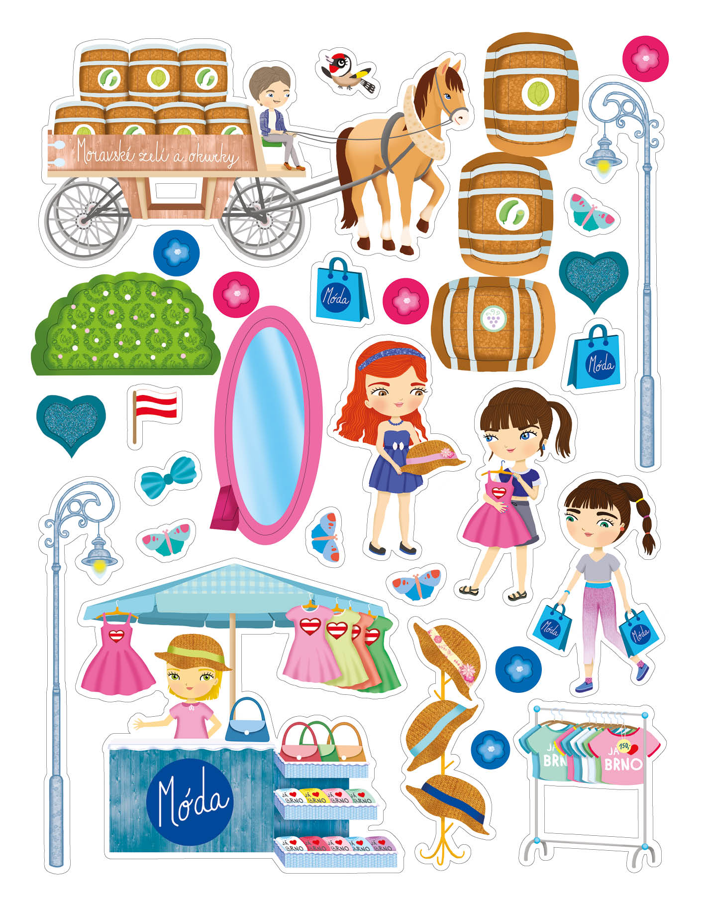 NATÁLKA & BRNO ─ Město plné samolepek