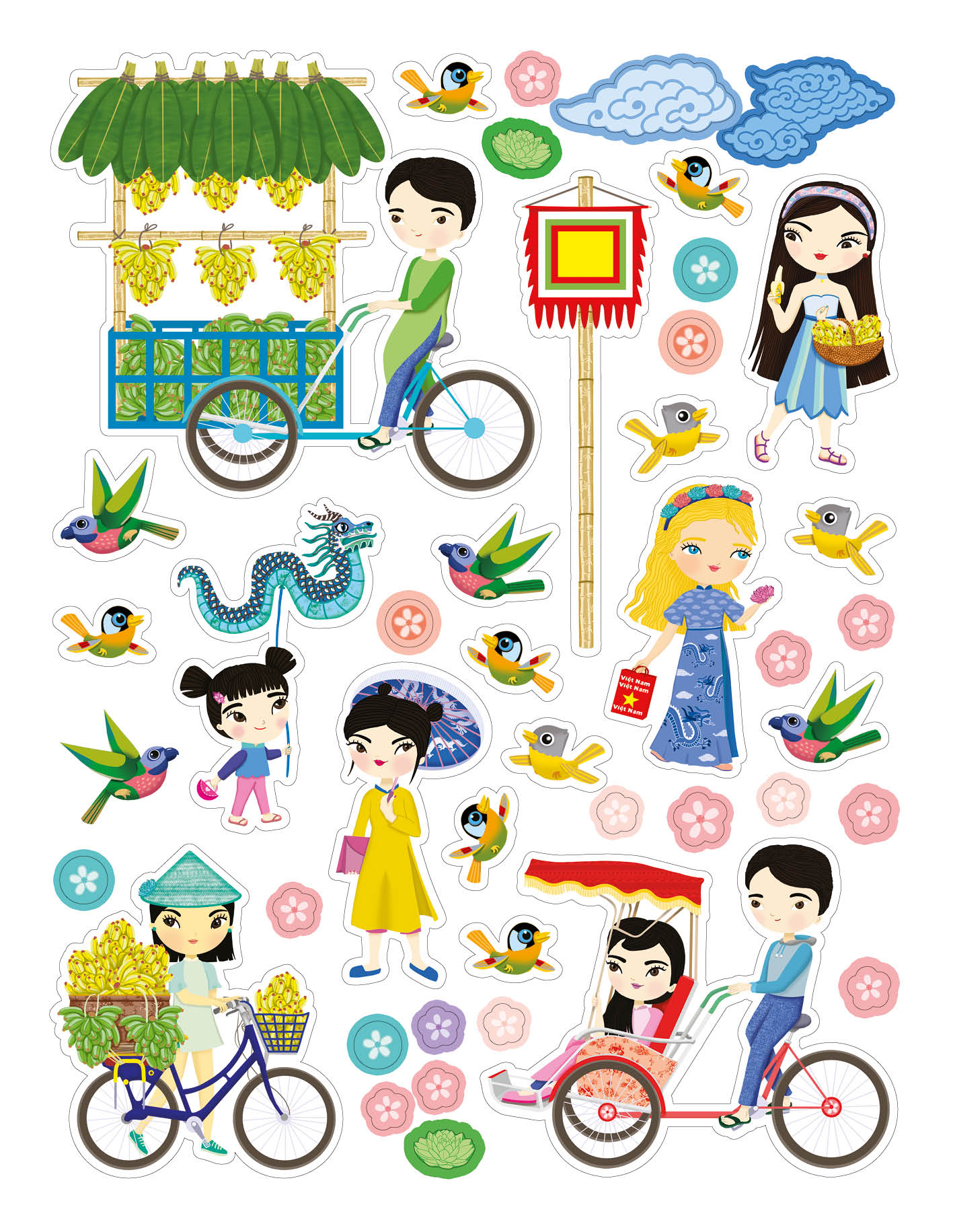 NGOC & HANOJ – Město plné samolepek