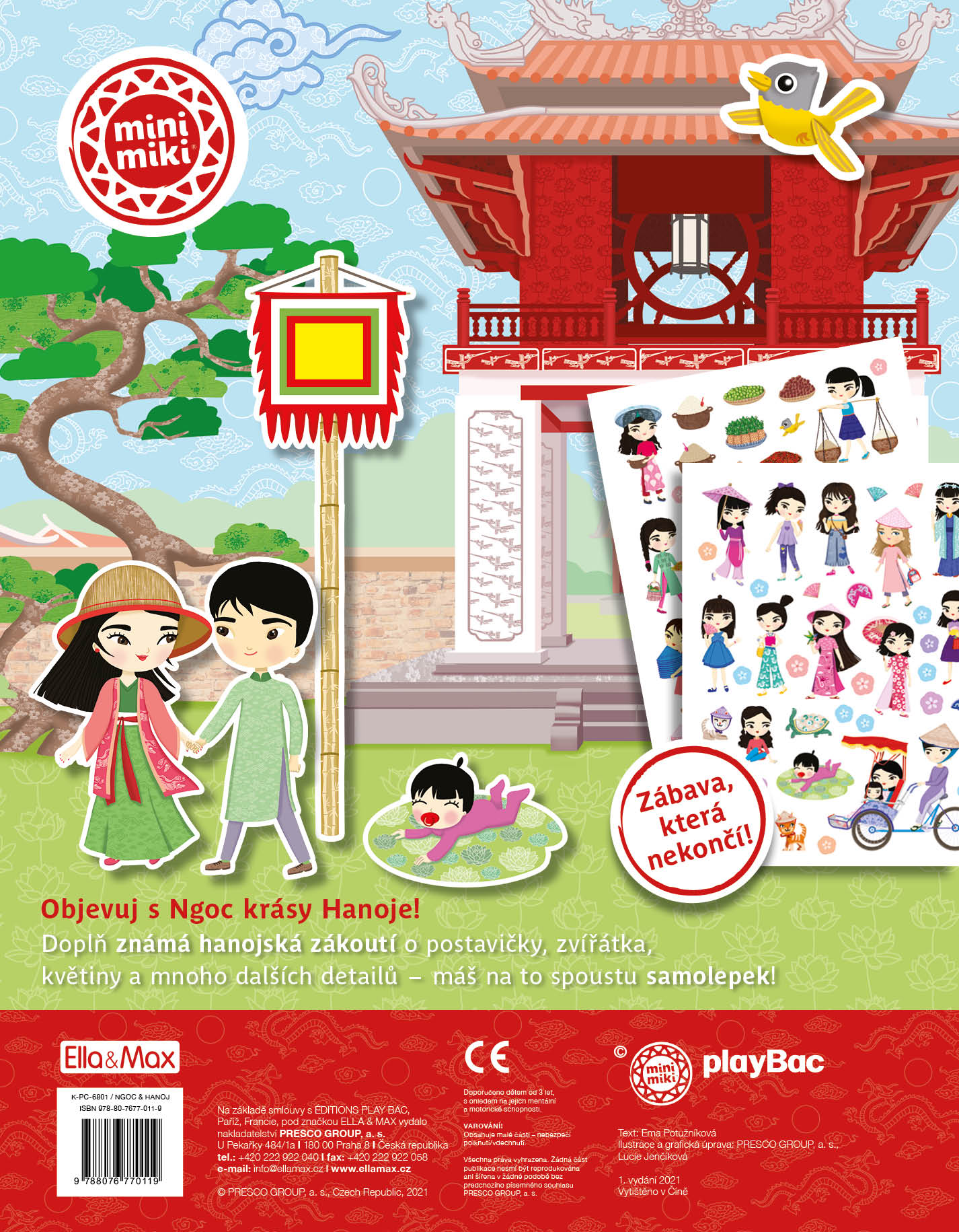 NGOC & HANOJ – Město plné samolepek