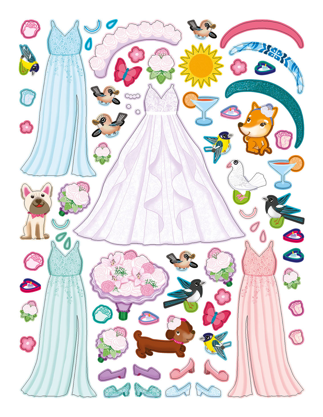 Šaty pre NATÁLKU ─ Kniha samolepiek