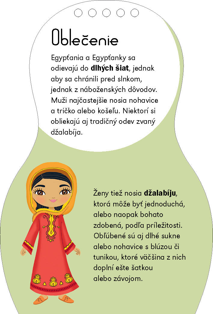 Obliekame egyptské bábiky FARAH – Maľovanky