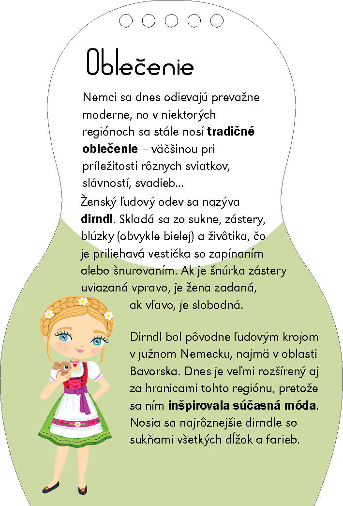 Obliekame nemecké bábiky HANNA – Maľovanky