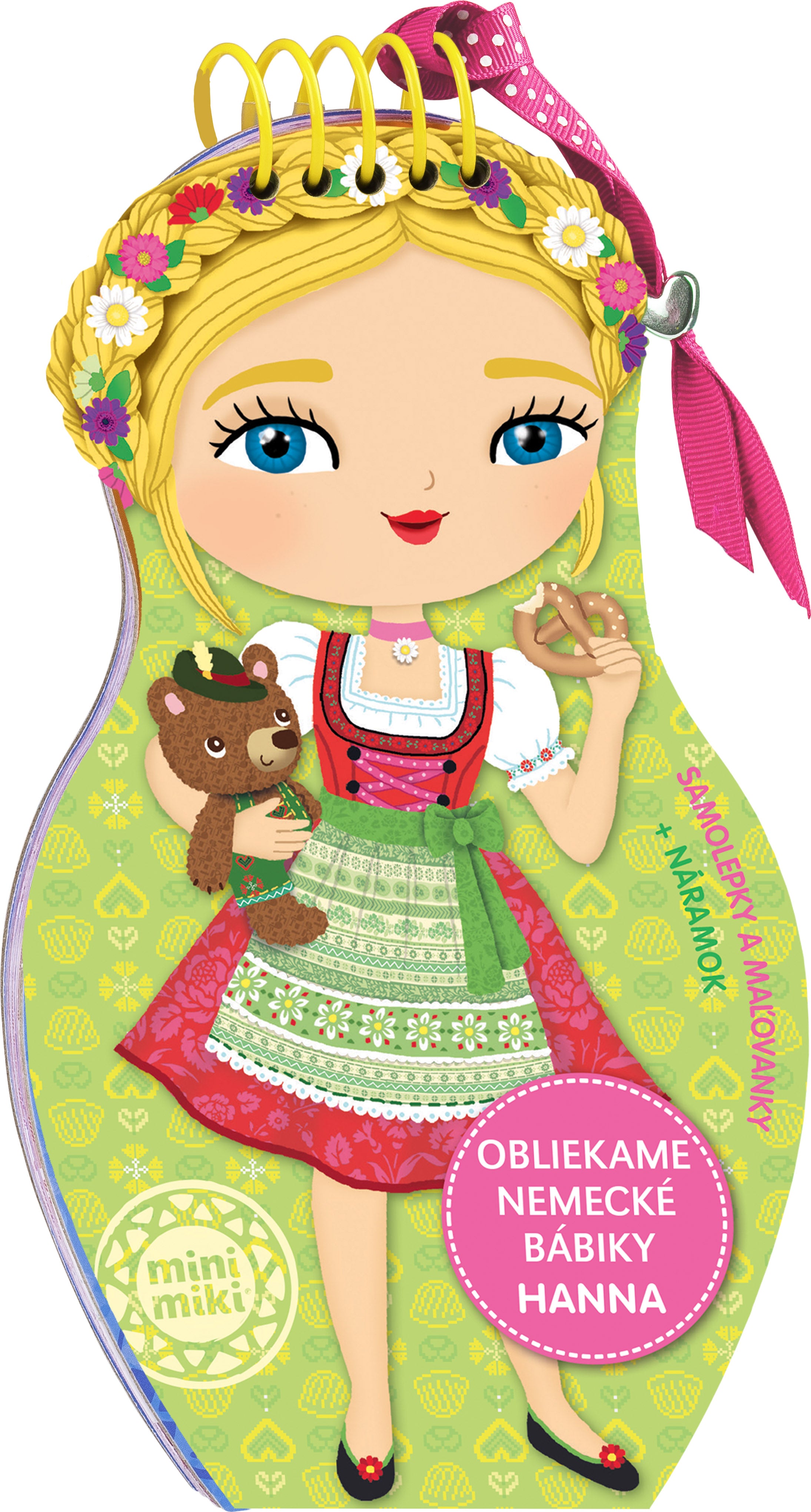 Obliekame nemecké bábiky HANNA – Maľovanky