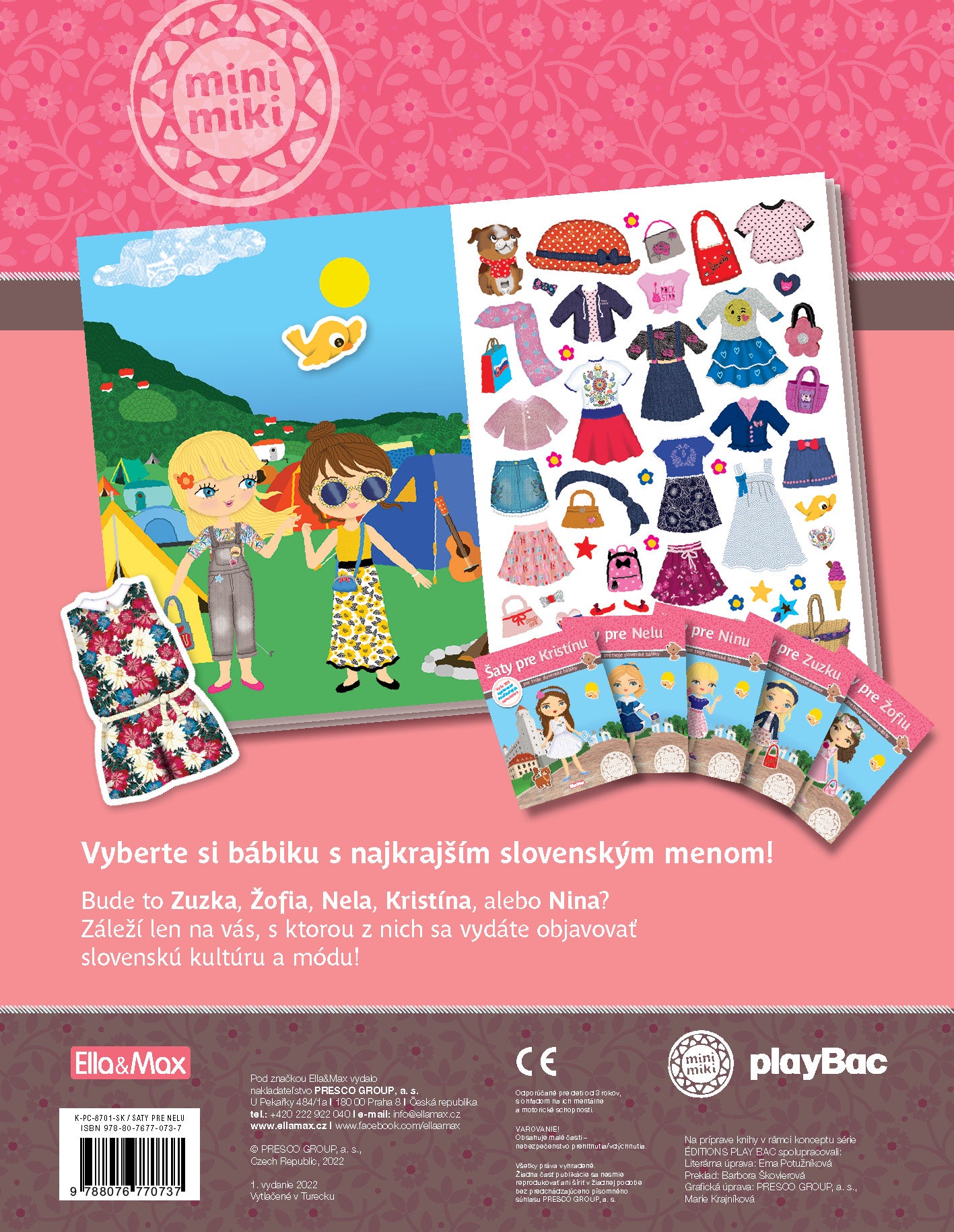 Šaty pre NELU ─ Kniha samolepiek