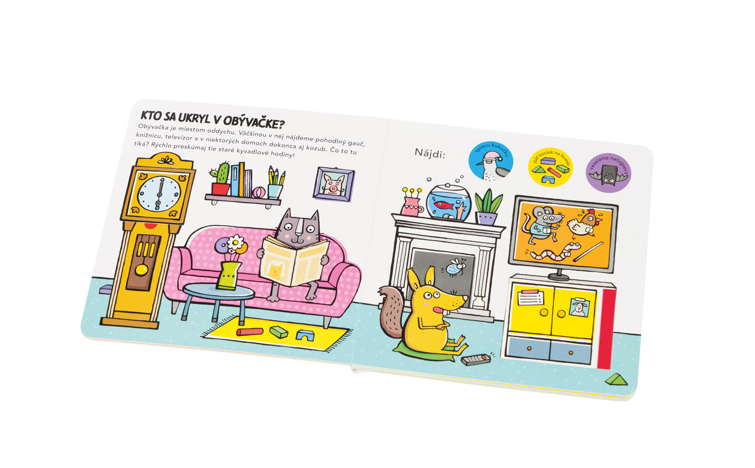 Kam sa schovali ZVIERATKÁ V DOME – Hádanky pre najmenších