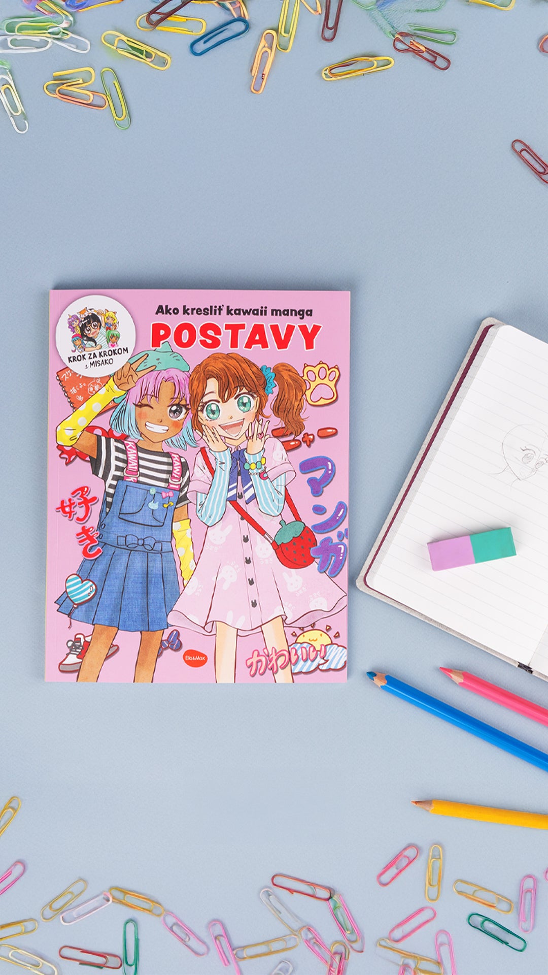 Ako kresliť KAWAII MANGA: POSTAVY – Krok za krokom s MISAKO
