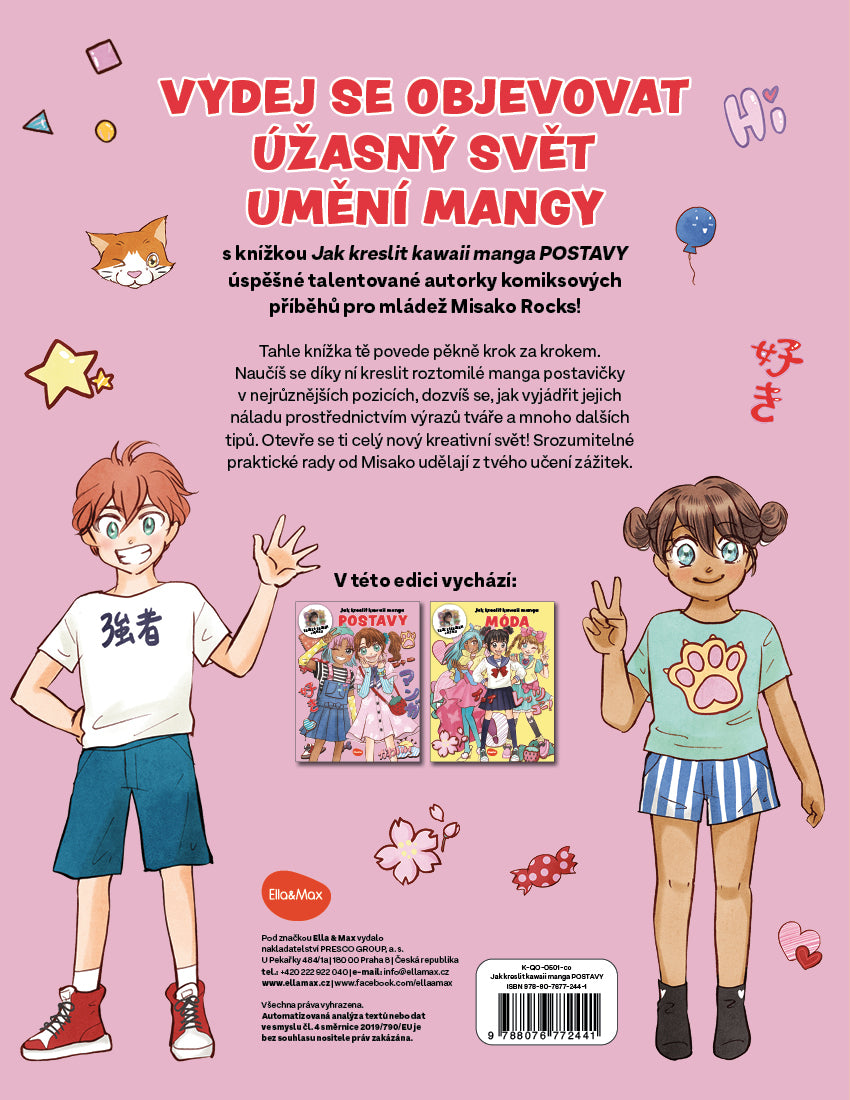 Jak kreslit KAWAII MANGA: POSTAVY – Krok za krokem s MISAKO