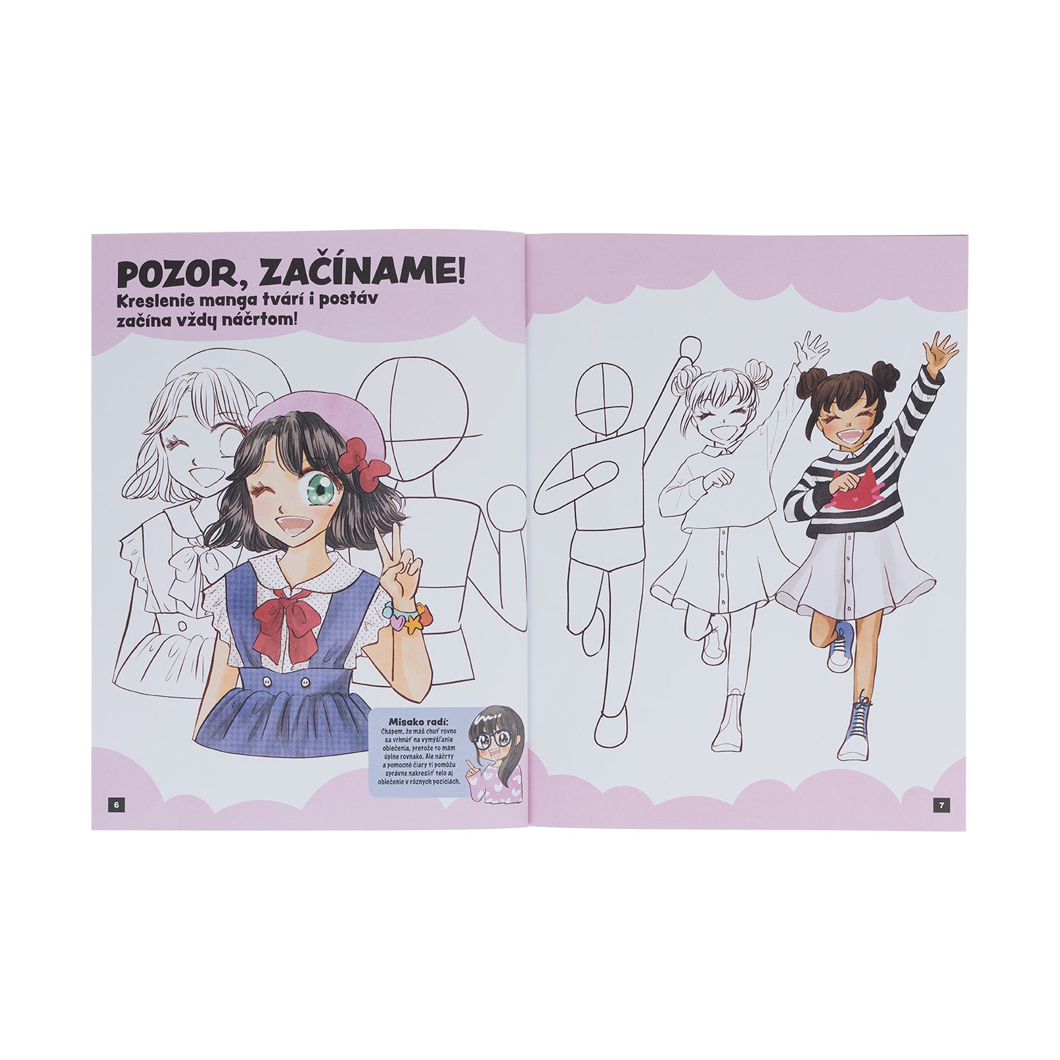 Jako kresliť KAWAII MANGA: MÓDA – Krok za krokom s MISAKO