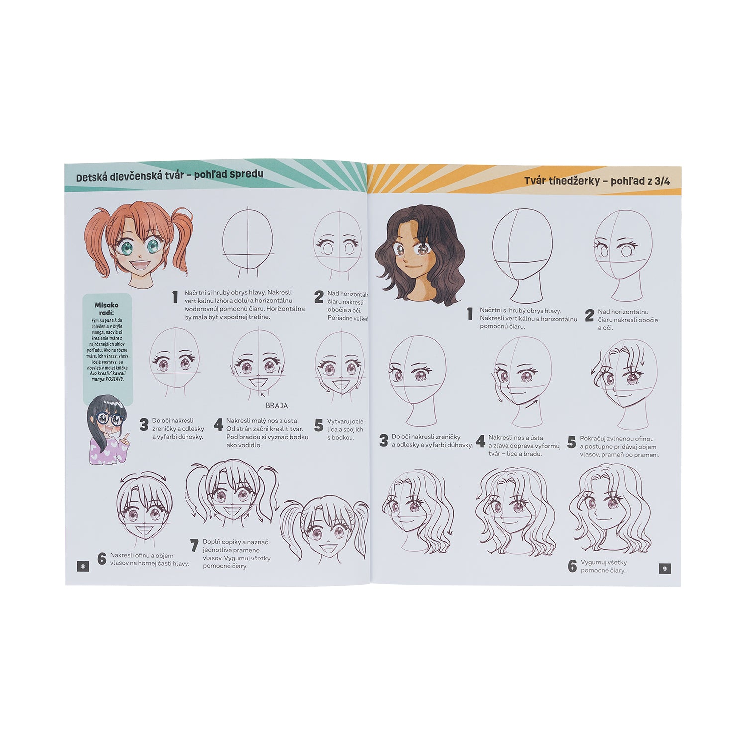 Jako kresliť KAWAII MANGA: MÓDA – Krok za krokom s MISAKO