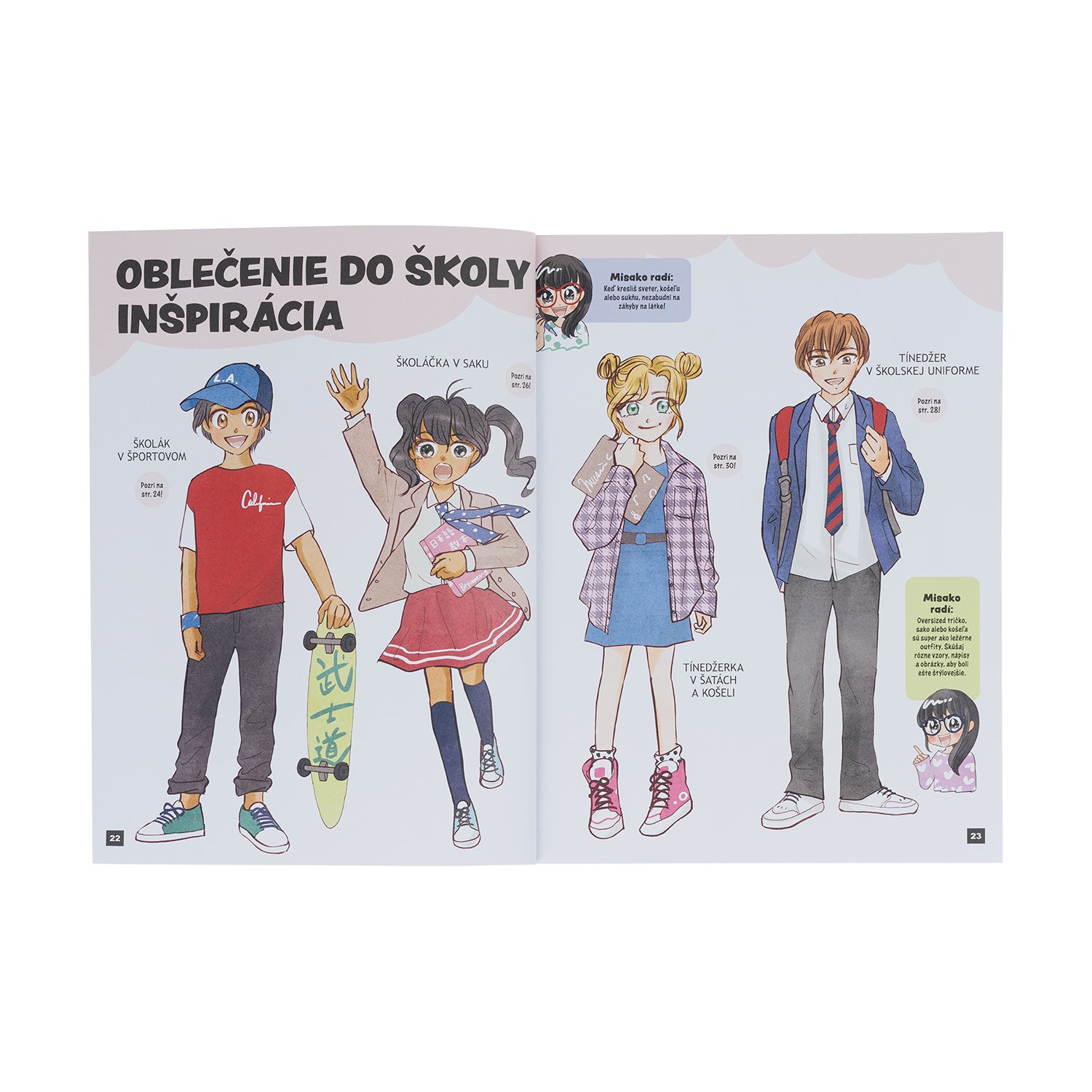 Jako kresliť KAWAII MANGA: MÓDA – Krok za krokom s MISAKO