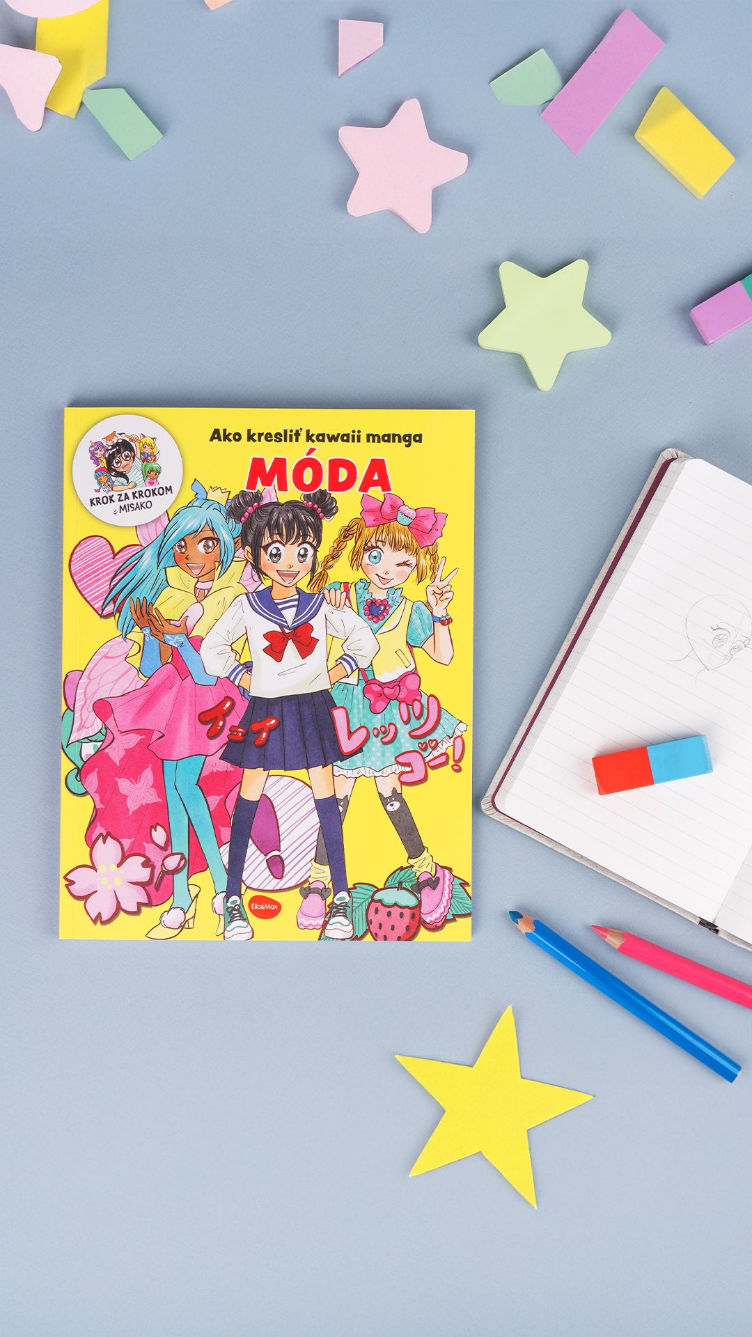 Jako kresliť KAWAII MANGA: MÓDA – Krok za krokom s MISAKO