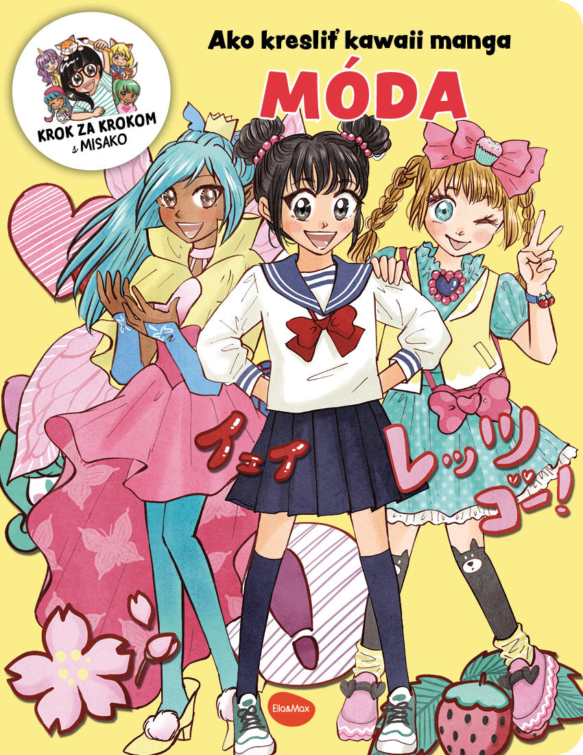 Jako kresliť KAWAII MANGA: MÓDA – Krok za krokom s MISAKO