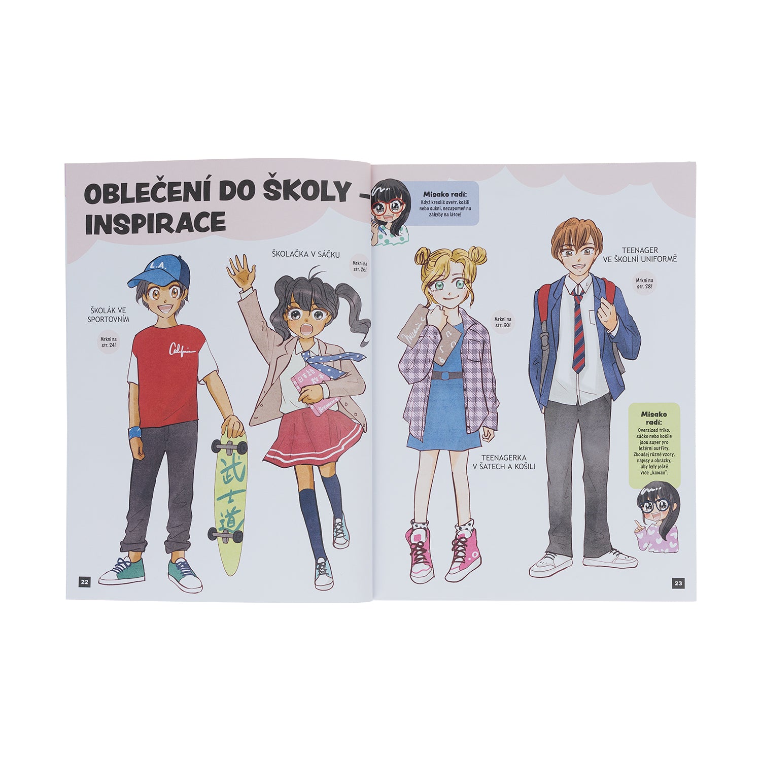 Jak kreslit KAWAII MANGA: MÓDA – Krok za krokem s MISAKO