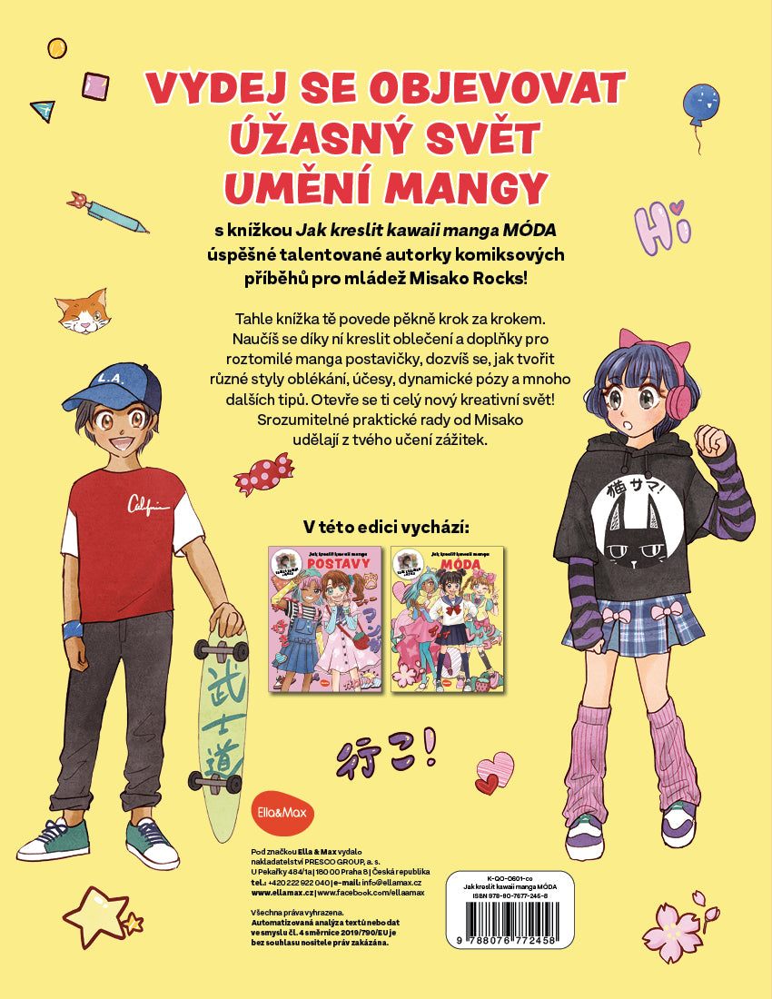 Jak kreslit KAWAII MANGA: MÓDA – Krok za krokem s MISAKO