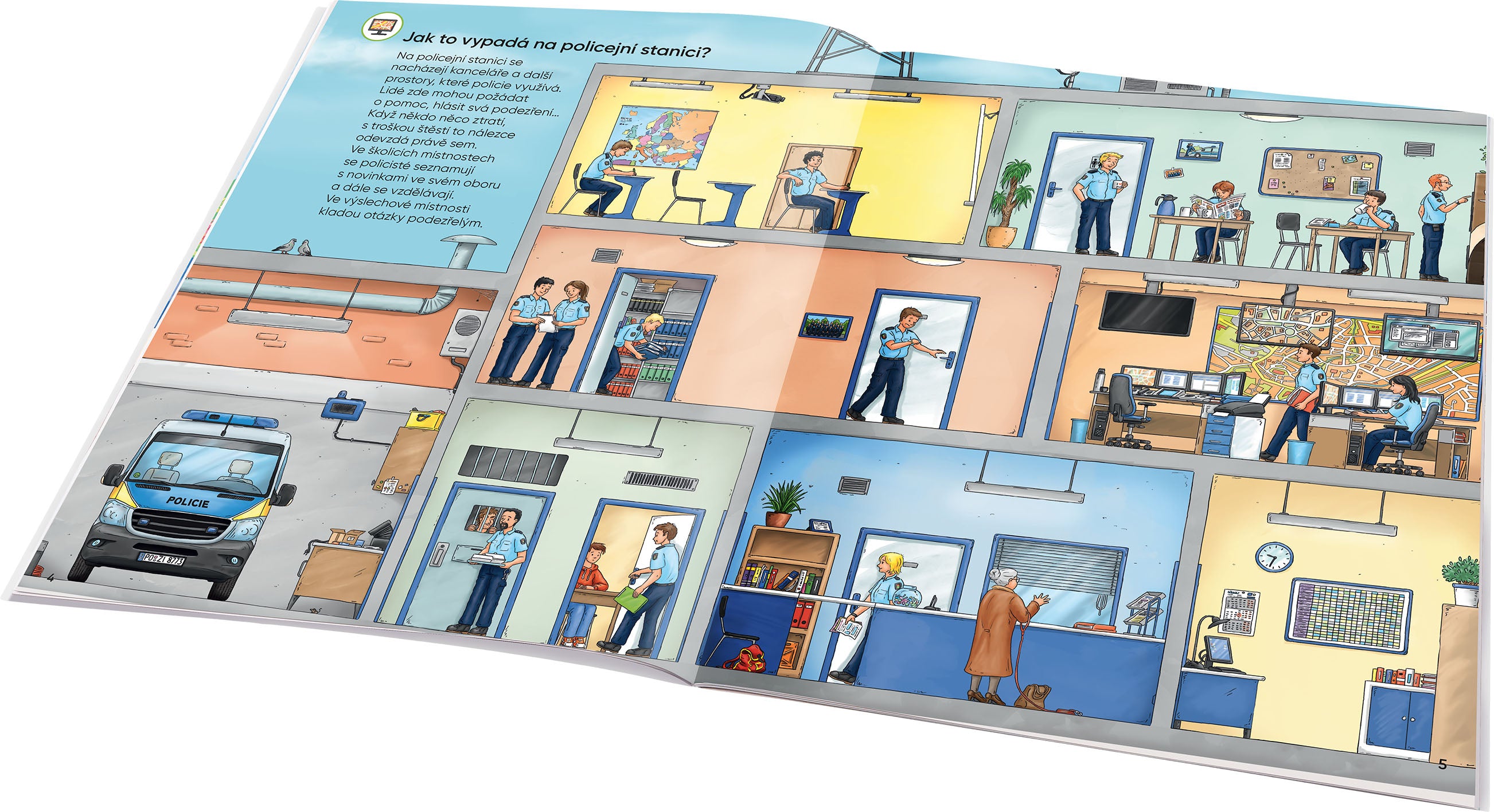 Můj první samolepkový sešit – POLICIE