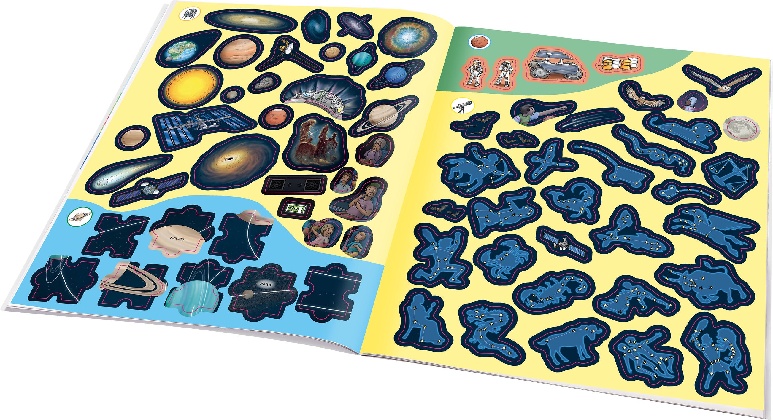 Můj první samolepkový sešit – VESMÍR
