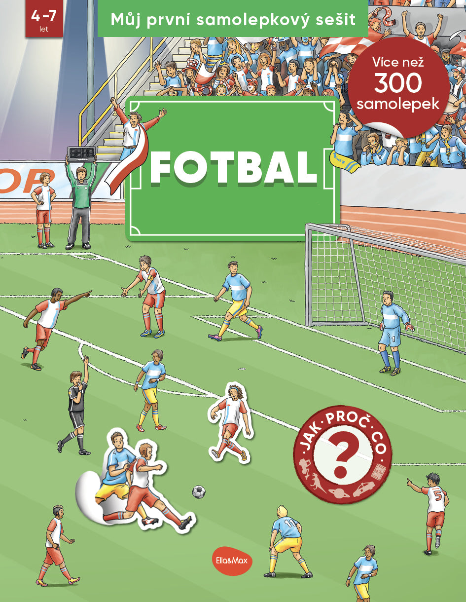 Můj první samolepkový sešit – FOTBAL