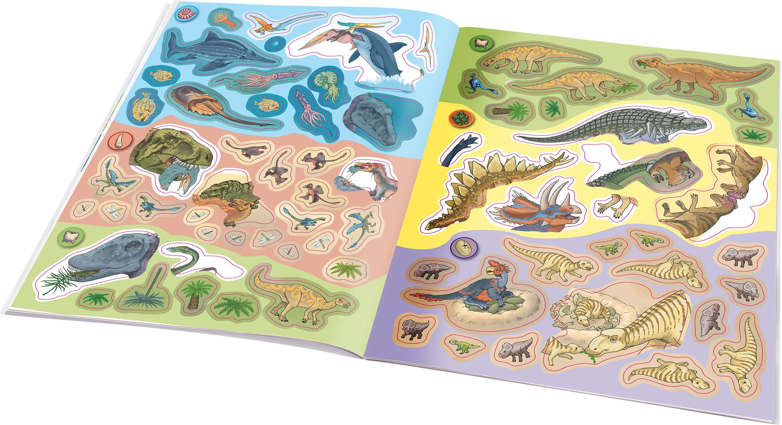 Můj první samolepkový sešit – DINOSAUŘI